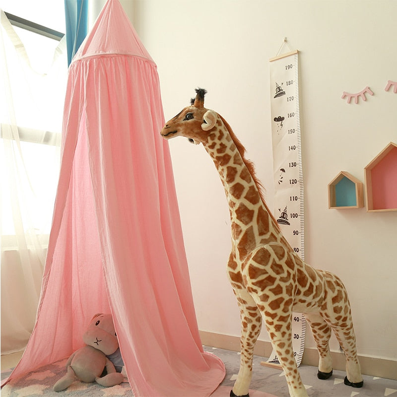 Kids Room Cotton Canopy Nursery Decor Cotton Canopy Crib Decor Mosquito Baby Boy Girl Kids Children Room Crib Cotton Canopies