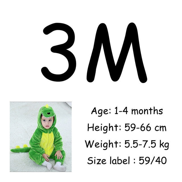 Baby Kigurumis Green Animal Cartoon Cosplay Costume Infant Child Bodysuit Onepiece Onesie Flannel Comfortable Fantasias