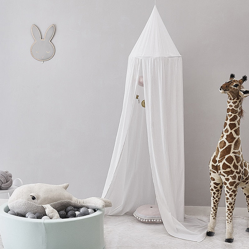 Kids Room Cotton Canopy Nursery Decor Cotton Canopy Crib Decor Mosquito Baby Boy Girl Kids Children Room Crib Cotton Canopies