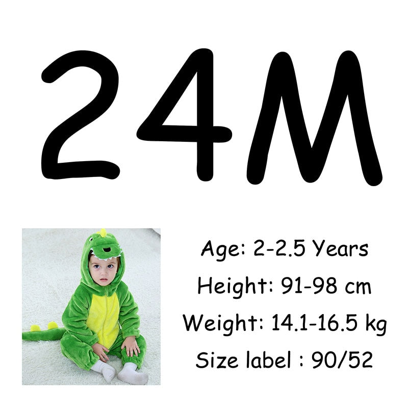 Baby Kigurumis Green Animal Cartoon Cosplay Costume Infant Child Bodysuit Onepiece Onesie Flannel Comfortable Fantasias