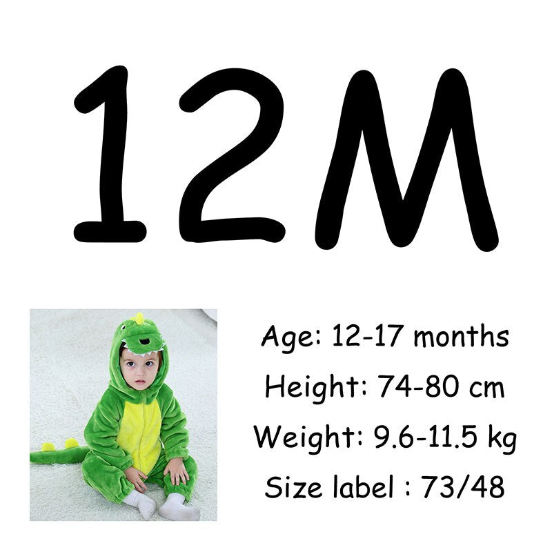 Baby Kigurumis Green Animal Cartoon Cosplay Costume Infant Child Bodysuit Onepiece Onesie Flannel Comfortable Fantasias