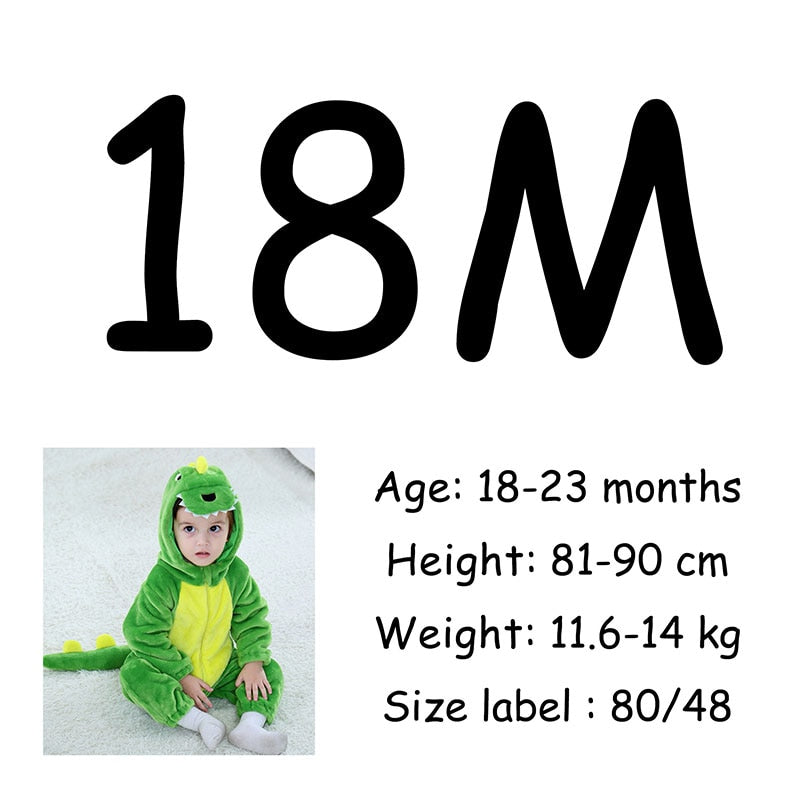 Baby Kigurumis Green Animal Cartoon Cosplay Costume Infant Child Bodysuit Onepiece Onesie Flannel Comfortable Fantasias