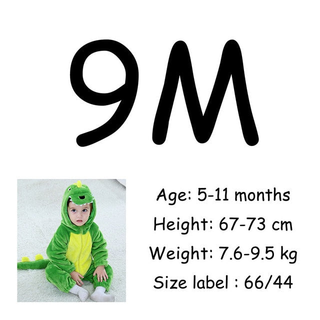Baby Kigurumis Green Animal Cartoon Cosplay Costume Infant Child Bodysuit Onepiece Onesie Flannel Comfortable Fantasias