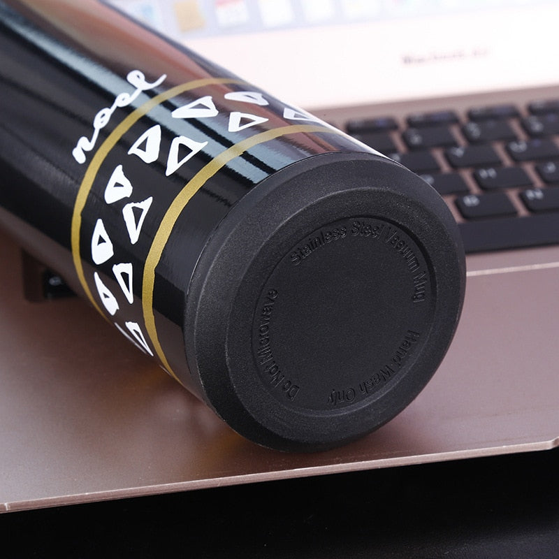 1PCS 500Ml Bullet Double-Layer Stainless Steel Vacuum Thermos Mug Coffee Mug Thermos Camouflage Vacuum Vacuum Bottle