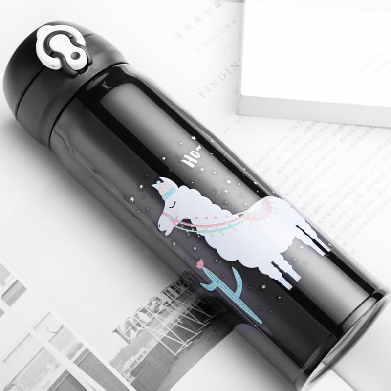 1PCS 500Ml Bullet Double-Layer Stainless Steel Vacuum Thermos Mug Coffee Mug Thermos Camouflage Vacuum Vacuum Bottle