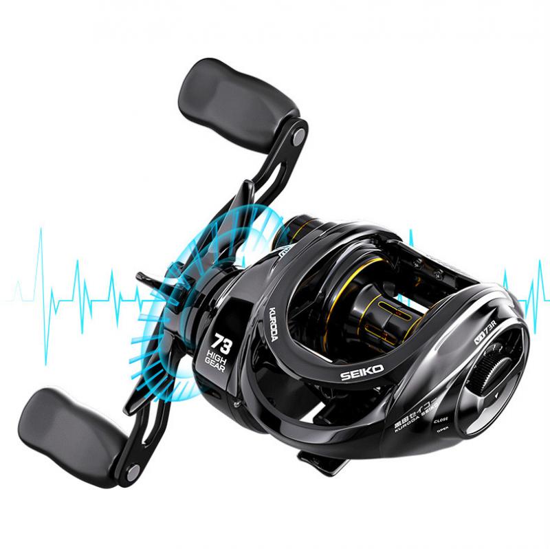 High Speed Ratio Baitcasting Reel 18+1Bb Metal Spool Casting Fishing Reel Max Drag 10Kg Saltwater Freshwater Fishing Wheel