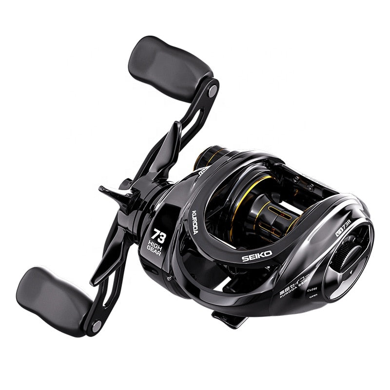 High Speed Ratio Baitcasting Reel 18+1Bb Metal Spool Casting Fishing Reel Max Drag 10Kg Saltwater Freshwater Fishing Wheel