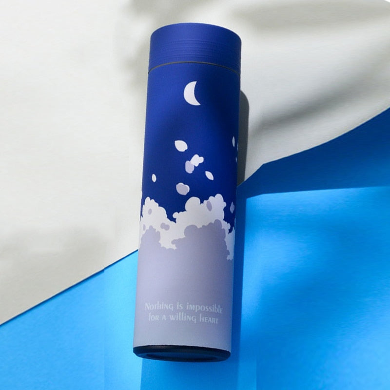 1PCS 500Ml Bullet Double-Layer Stainless Steel Vacuum Thermos Mug Coffee Mug Thermos Camouflage Vacuum Vacuum Bottle