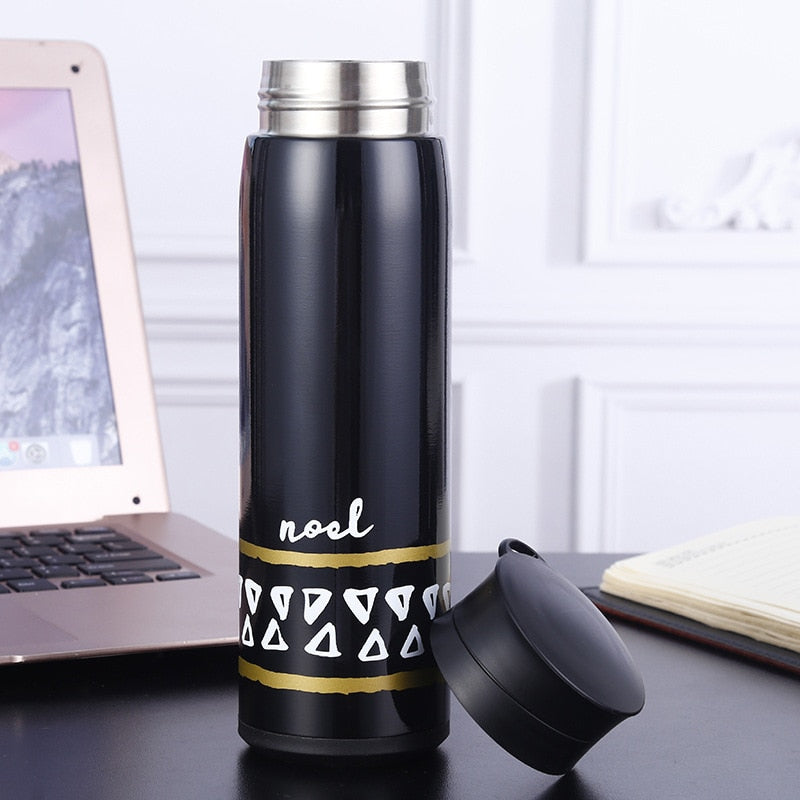 1PCS 500Ml Bullet Double-Layer Stainless Steel Vacuum Thermos Mug Coffee Mug Thermos Camouflage Vacuum Vacuum Bottle