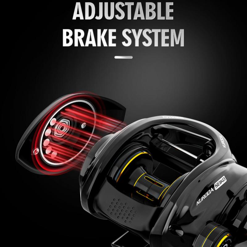 High Speed Ratio Baitcasting Reel 18+1Bb Metal Spool Casting Fishing Reel Max Drag 10Kg Saltwater Freshwater Fishing Wheel