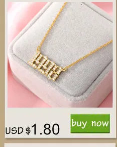 2020 New Crucifix Christian Crystal Pendant Necklace for Women Choker Hip Hop Jewelry Stainless Steel Creative Couple Gift