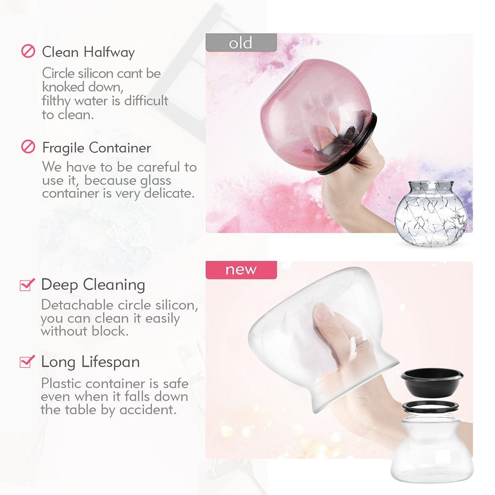 Automatic Makeup Brush Cleaner Electric Makeup Brushes Washing Machine 10 Seconds Silicone Fast Cleaner Dryer Cleaning Tool