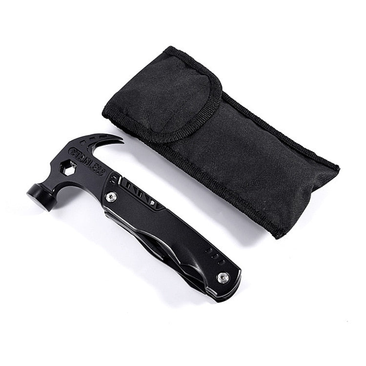 Multifunctional Pliers Multitool Claw Hammer Stainless Steel Tool Outdoor Survival Wire Cutter Camping Knife Wrench Hand Tools