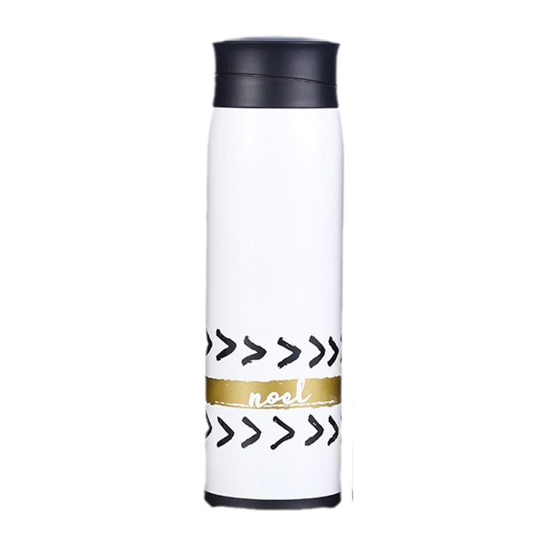 1PCS 500Ml Bullet Double-Layer Stainless Steel Vacuum Thermos Mug Coffee Mug Thermos Camouflage Vacuum Vacuum Bottle